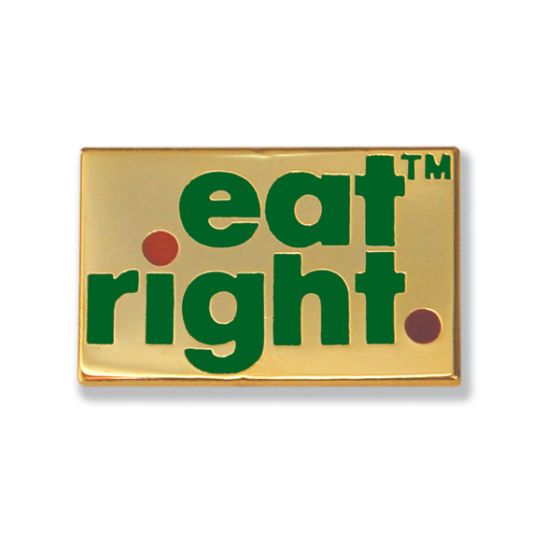 Eat Right Lapel Pin - NM123
