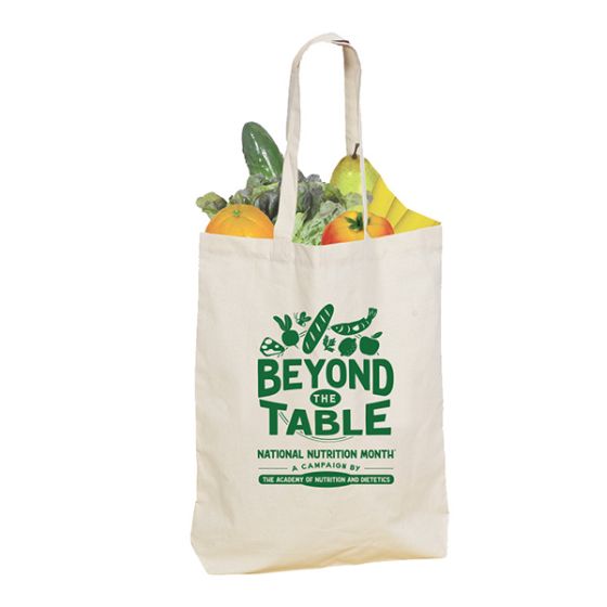 National Nutrition Month Gifts Budget Cotton Tote - NM126 National ...