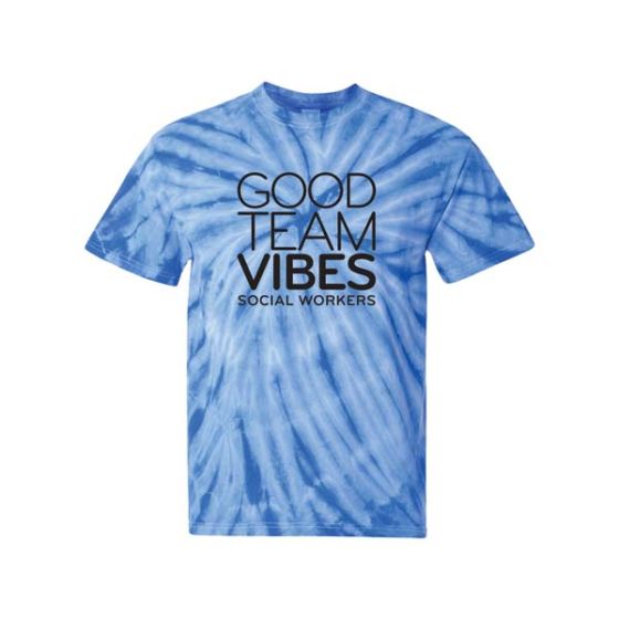 Good TEAM Vibes Tie-Dyed T-Shirt - SW110