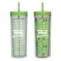 Color-Changing Straw Tumbler - AN202 (Min. Quantity Purchase - 48 pcs.)