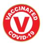Vaccinated Covid-19 Lapel Pin - IP701