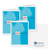 Nurses RN-Credible Notecards w/Envelopes Pkg/3 - RNC02