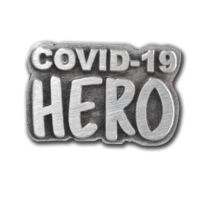 Covid-19 HERO Lapel Pin - SS301