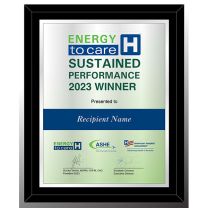 Energy to Care Sustained Performance Award Plaque - E2C10
