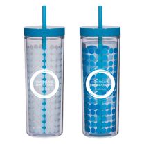 Color-Changing Tumbler w/Straw - HS203 (Min. Quantity Purchase - 50 pcs.)