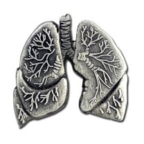 Lungs Lapel Pin - RC203