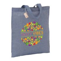 Tasty Vibes Recycled Cotton Twill Tote - NM203