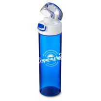 23 oz. Water Bottle w/Lid - PAN308 (Min. Quantity Purchase - 50 pcs.)