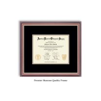 Premier Frame with Mounted Certificate - AB01M