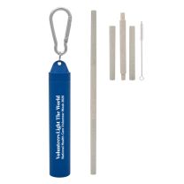 Buildable Straw Kit w/Case - V32 (Min. Quantity Purchase - 100 pcs.)